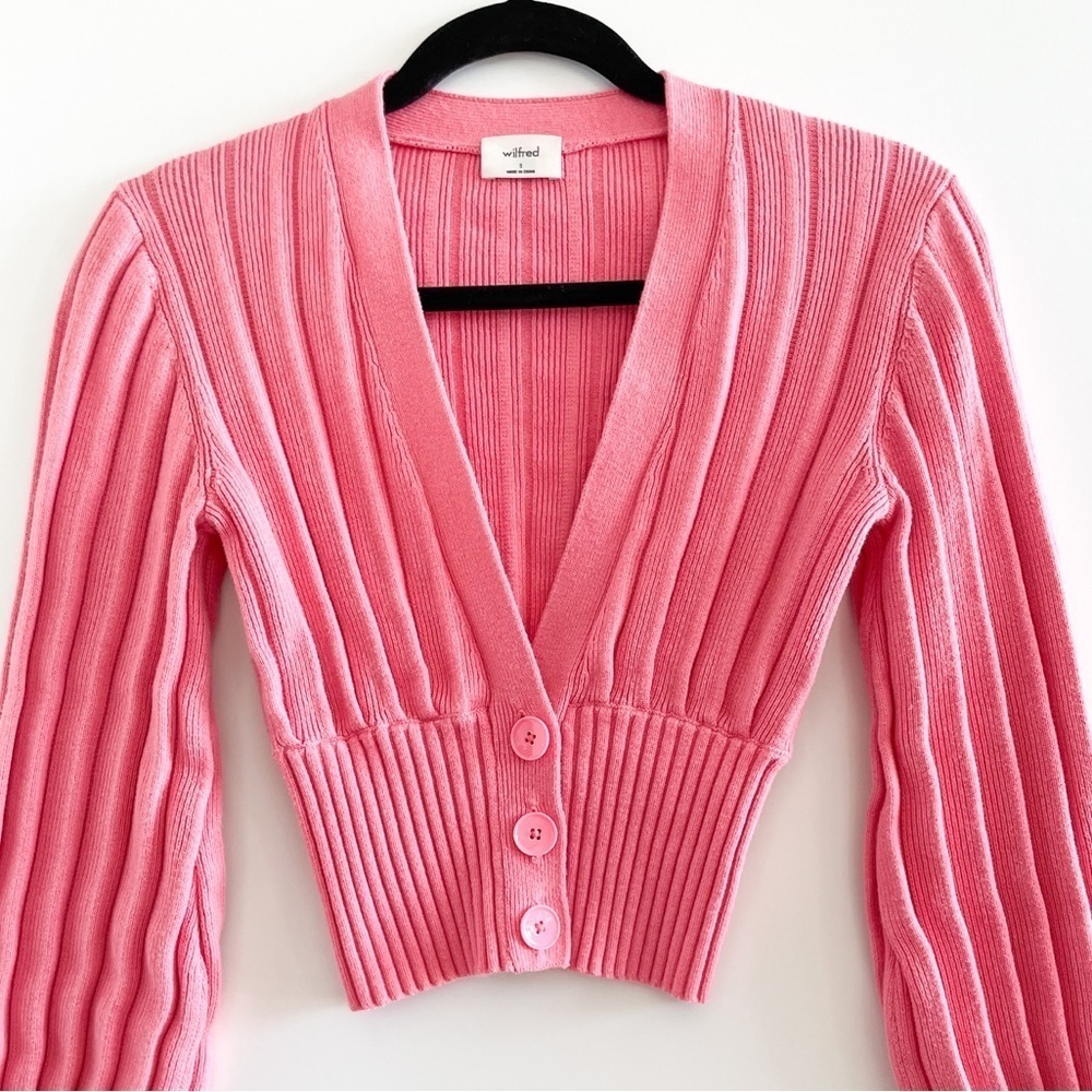 Wilfred Plunge Front Cardigan - Picture 5 of 10